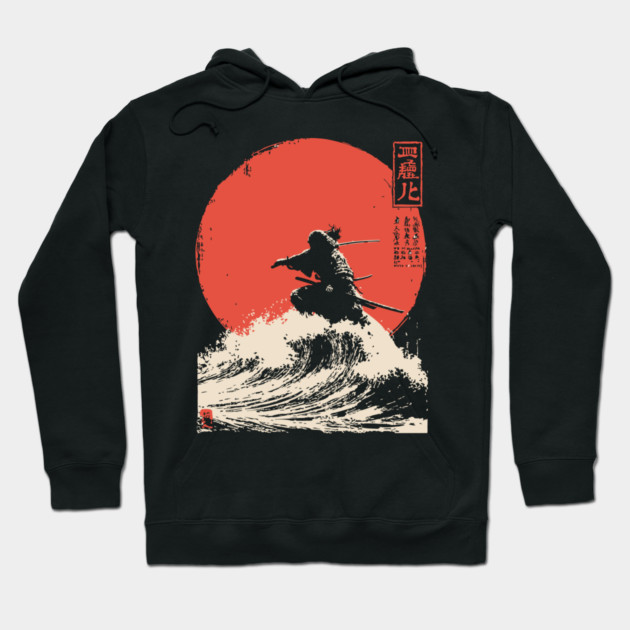 Susanoo God of the Sea and Storms Ukiyo-e Hoodie by TuncGK