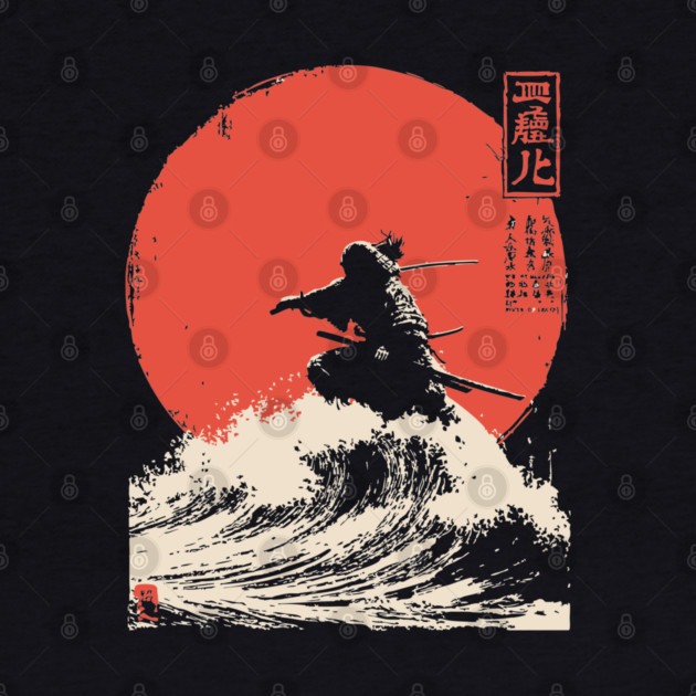 Susanoo God of the Sea and Storms Ukiyo-e by TuncGK