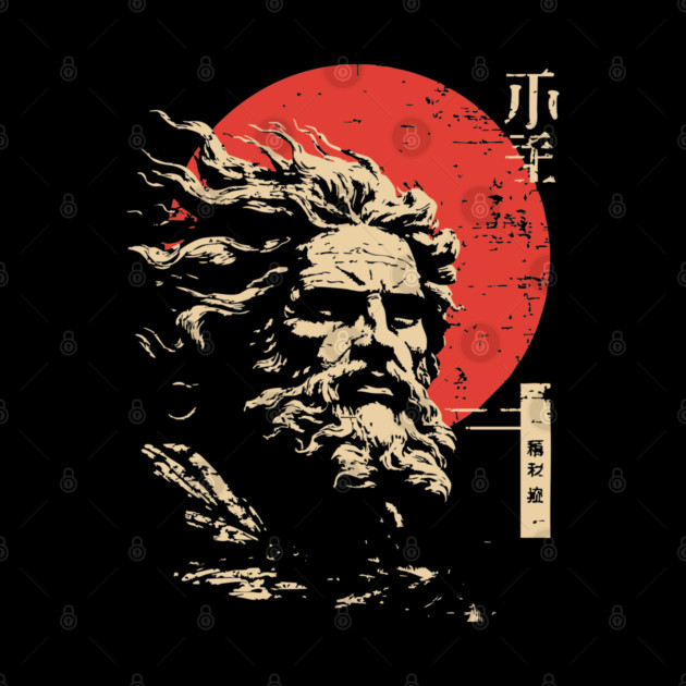 Zeus King of the Gods Vintage Greek Mythology by TuncGK