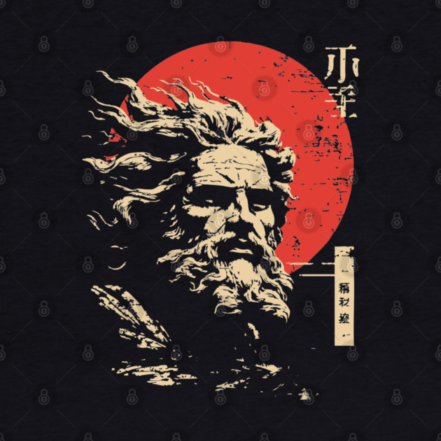 Zeus King of the Gods Vintage Greek Mythology by TuncGK