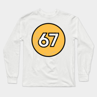 67 Number Vintage Long Sleeve T-Shirt