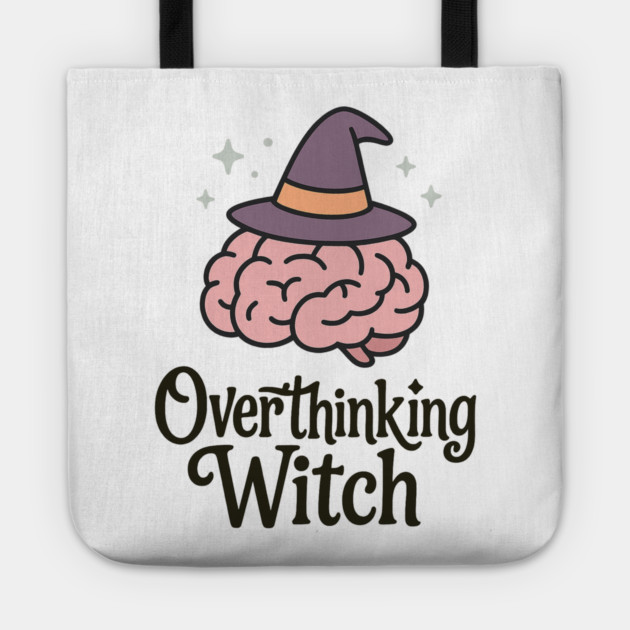 Overthinking Witch Tote by Fauzi's Store