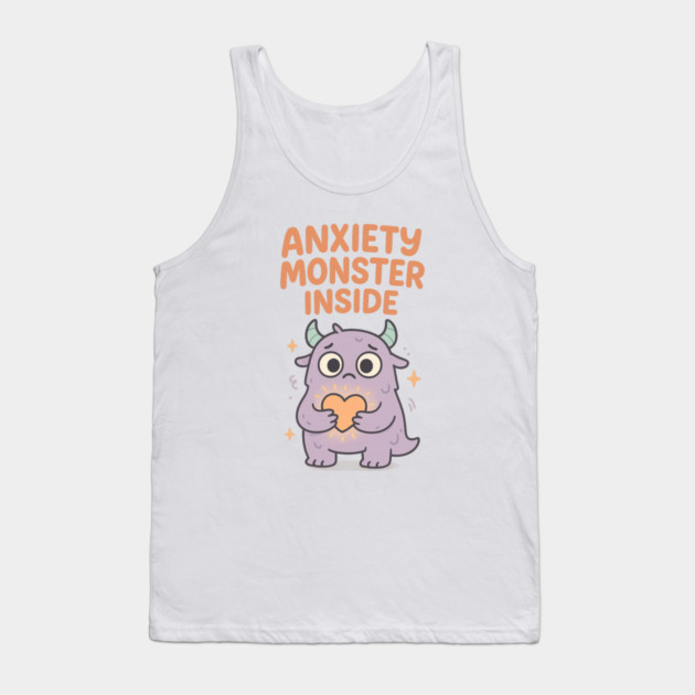 Anxiety Monster Inside Tank Top by Fauzi's Store