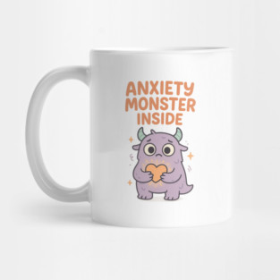 Anxiety Monster Inside Mug