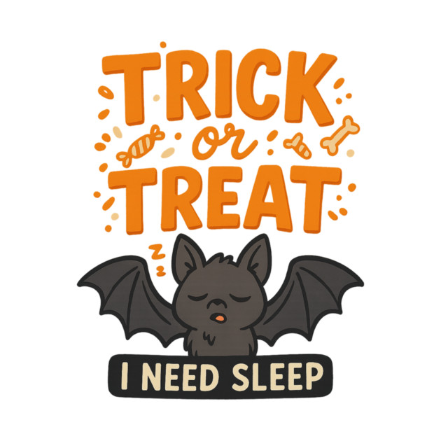 Trick or Treat – I Need Sleep by Fauzi's Store