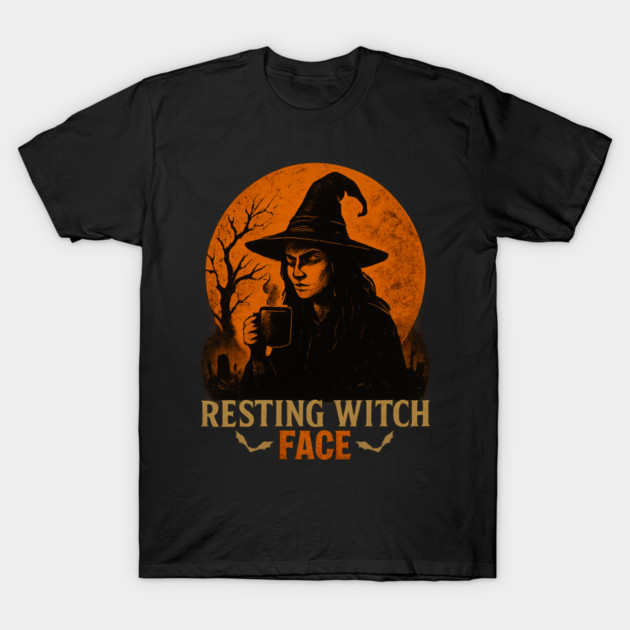 Resting Witch Face T-Shirt by Fauzi's Store