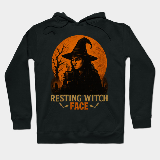 Resting Witch Face Hoodie by Fauzi's Store