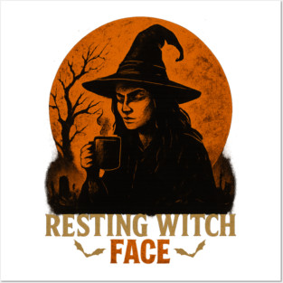 Resting Witch Face Posters and Art