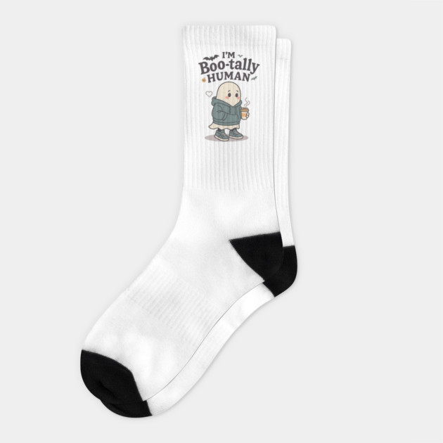 I’m Boo-tally Human Socks by Fauzi's Store