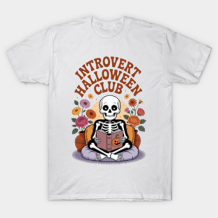 Introvert Halloween Club T-Shirt