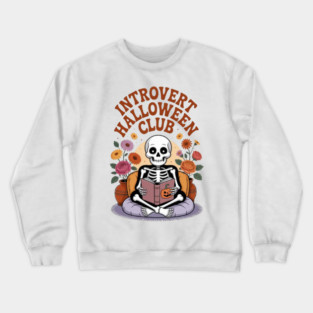 Introvert Halloween Club Crewneck Sweatshirt