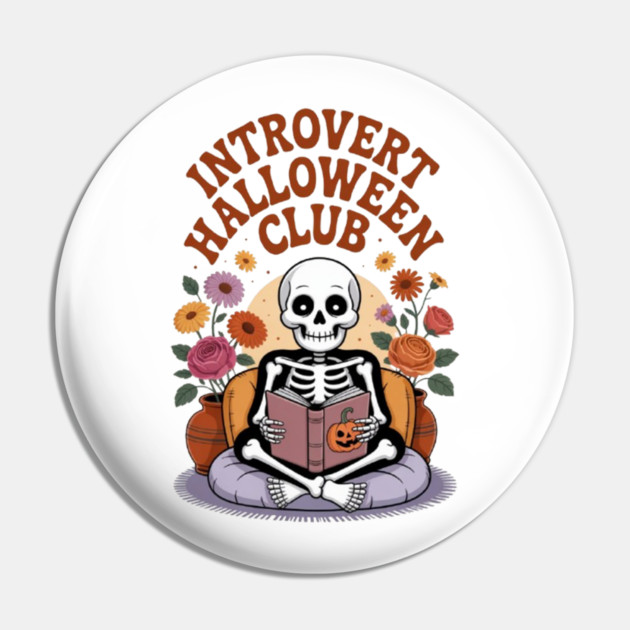 Introvert Halloween Club Pin by Fauzi's Store