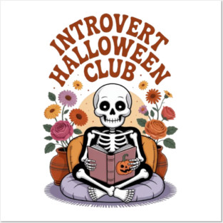 Introvert Halloween Club Posters and Art
