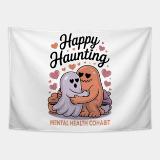 Happy Haunting – Mental Health Cohabit Tapestry