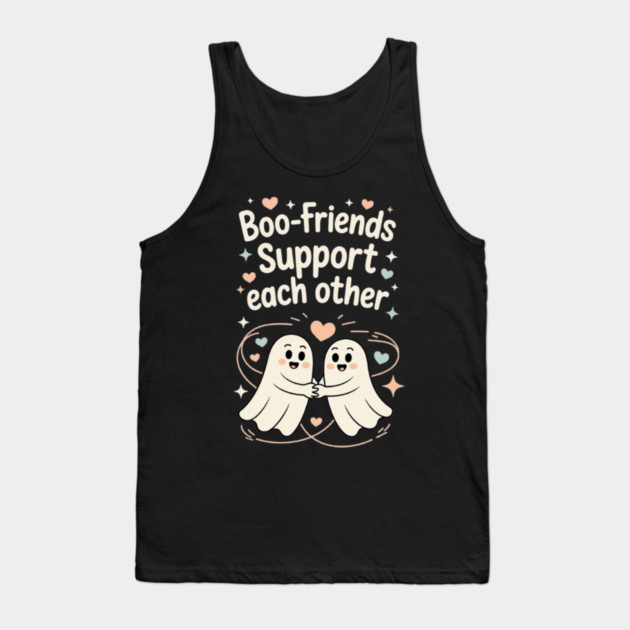 Boo-Friends Support Each Other Tank Top by Fauzi's Store