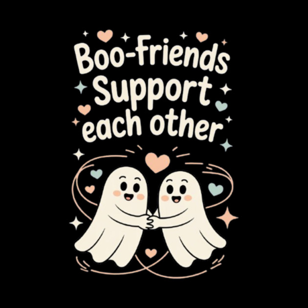 Boo-Friends Support Each Other by Fauzi's Store