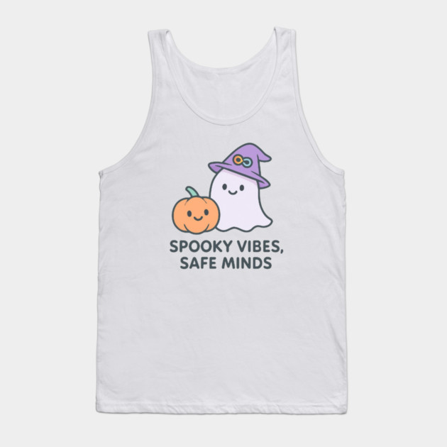 Spooky Vibes, Safe Minds Tank Top by Fauzi's Store