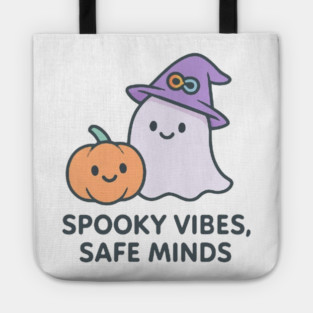 Spooky Vibes, Safe Minds Tote