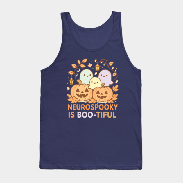Neurospooky is Boo-tiful Tank Top by Fauzi's Store