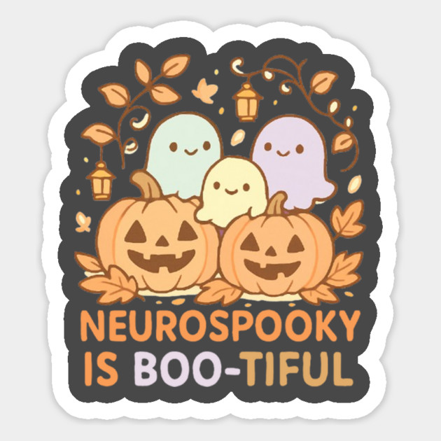 Neurospooky is Boo-tiful Magnet by Fauzi's Store