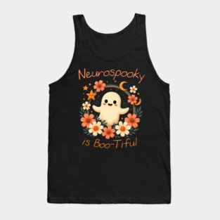 Neurospooky is Boo-tiful – Floral Tank Top