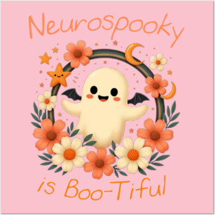 Neurospooky is Boo-tiful – Floral Posters and Art