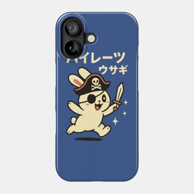 Pirate Bunny Phone Case by Demian Stipatio