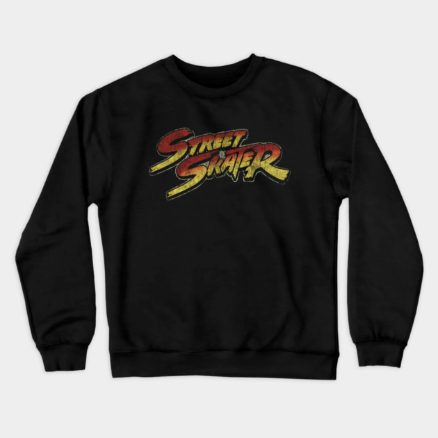 Street Skater Crewneck Sweatshirt by Wrongteeshirt