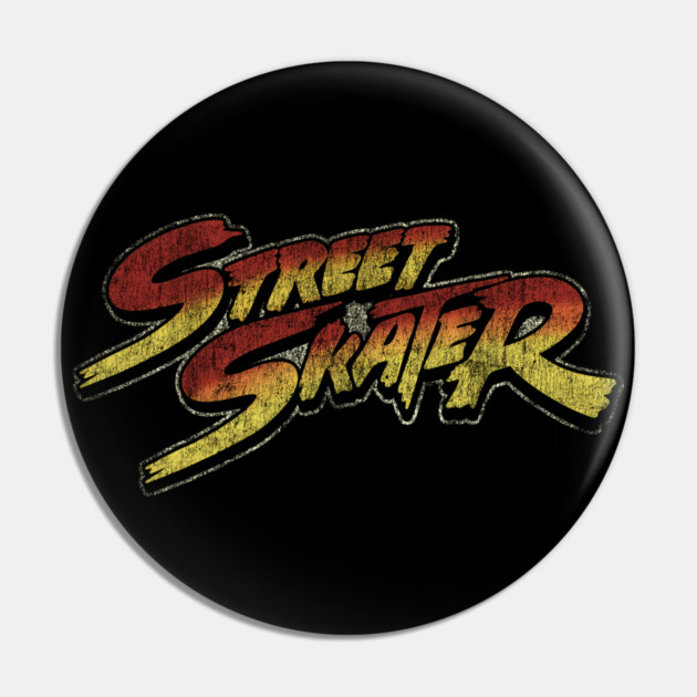 Street Skater Pin by Wrongteeshirt
