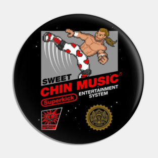 Shawn Michaels Sweet Chin Music Pin