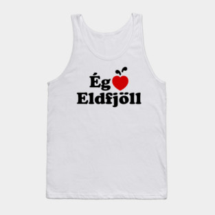 I Heart (Love) Volcanoes [Ég Elska Eldfjöll] Icelandic Tank Top