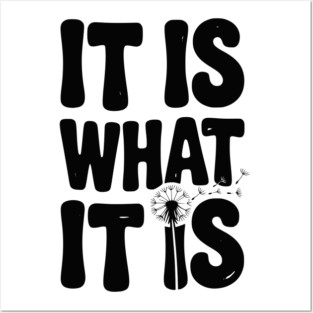It Is What It Is Posters and Art