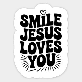 Smile Jesus Love You Magnet