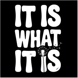 It Is What It Is Posters and Art