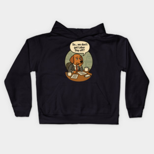 Labor Day Work Kids Hoodie