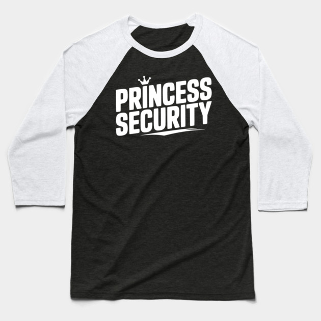 Princess Security Baseball T-Shirt by Frank Ring
