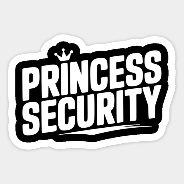 Princess Security Sticker by Frank Ring