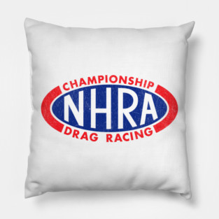 Vintage NHRA Drag Racing 1951 Pillow