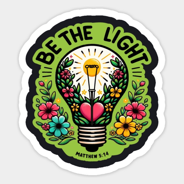 Be The Light Matthew 5:14 Magnet by Charles's Store 8
