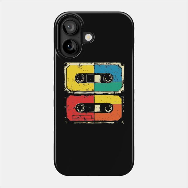 Retro Cassette Tape Pop Art 80s Music Phone Case by TuncGK