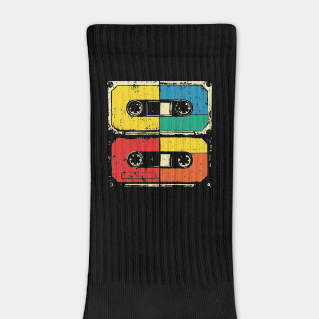 Retro Cassette Tape Pop Art 80s Music by TuncGK