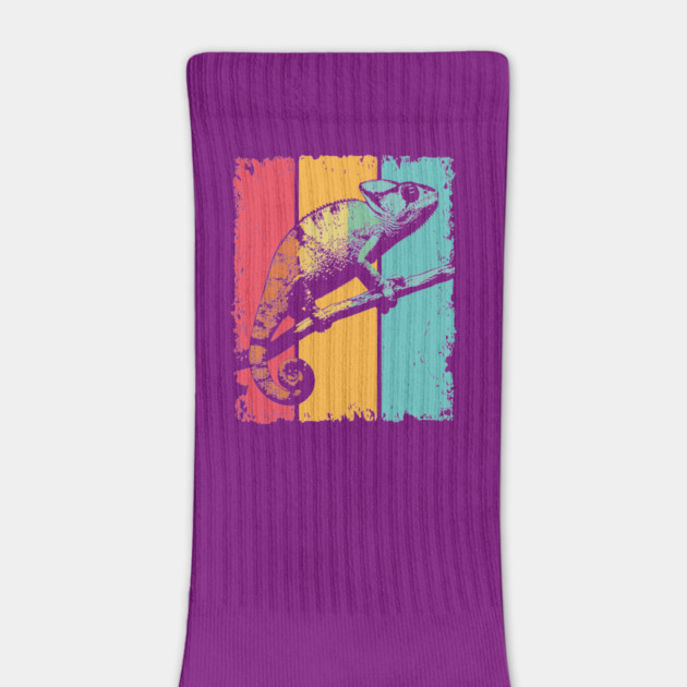 Colorful Chameleon Pop Art for Kids and Toddlers by TuncGK