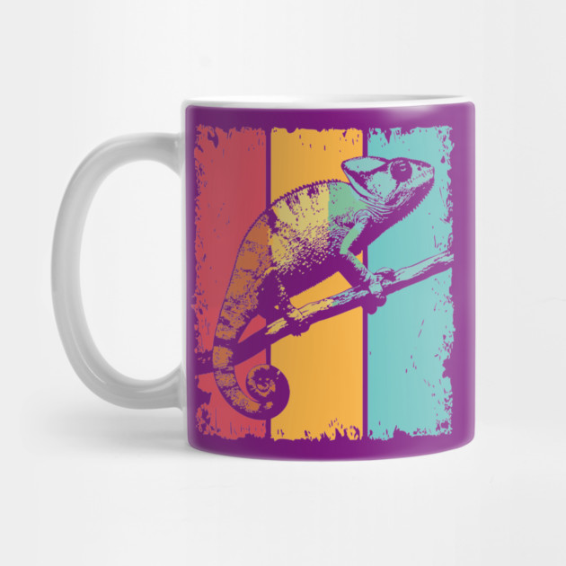 Colorful Chameleon Pop Art for Kids and Toddlers by TuncGK