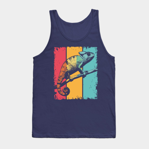 Colorful Chameleon Pop Art for Kids and Toddlers Tank Top by TuncGK