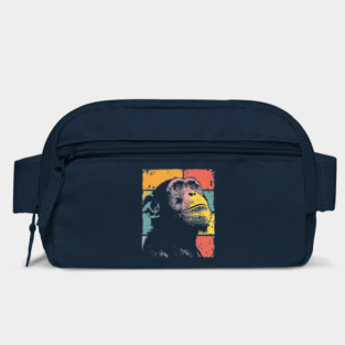 Retro Jungle Chimp Cool Pop Art Animal Bag