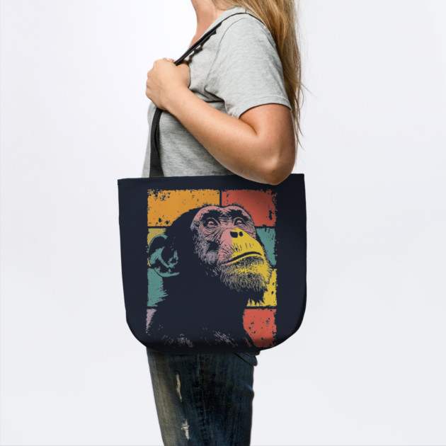 Retro Jungle Chimp Cool Pop Art Animal by TuncGK