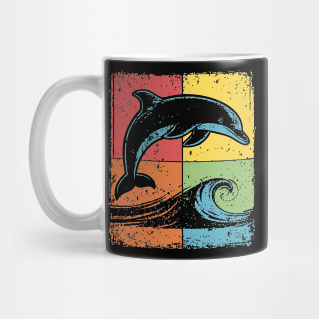 Jumping Dolphin Pop Art for Kids | Ocean Animal by TuncGK