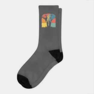 Colorful Elephant Pop Art Shirt for Kids Socks
