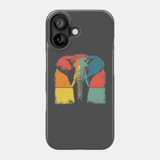 Colorful Elephant Pop Art Shirt for Kids Phone Case