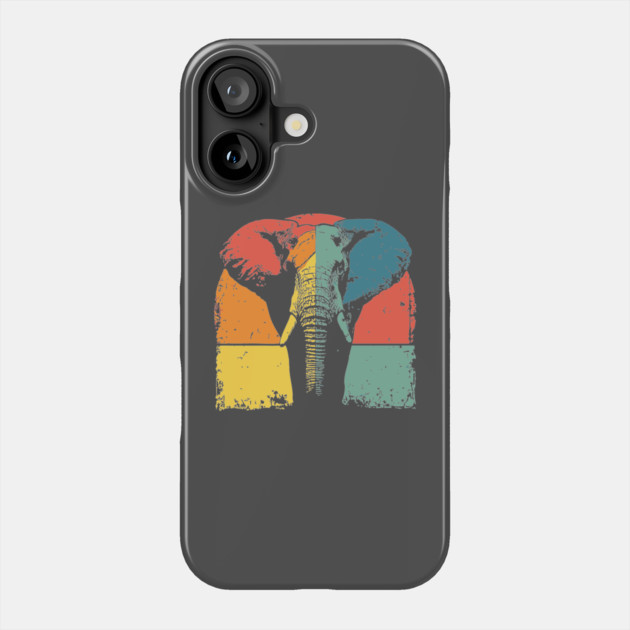 Colorful Elephant Pop Art Shirt for Kids Phone Case by TuncGK